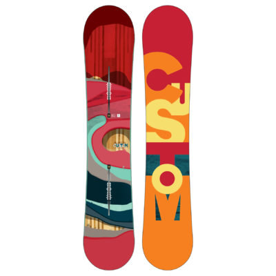 Men's Burton Snowboards - Burton Custom Flying V Wide Snowboard - All Sizes